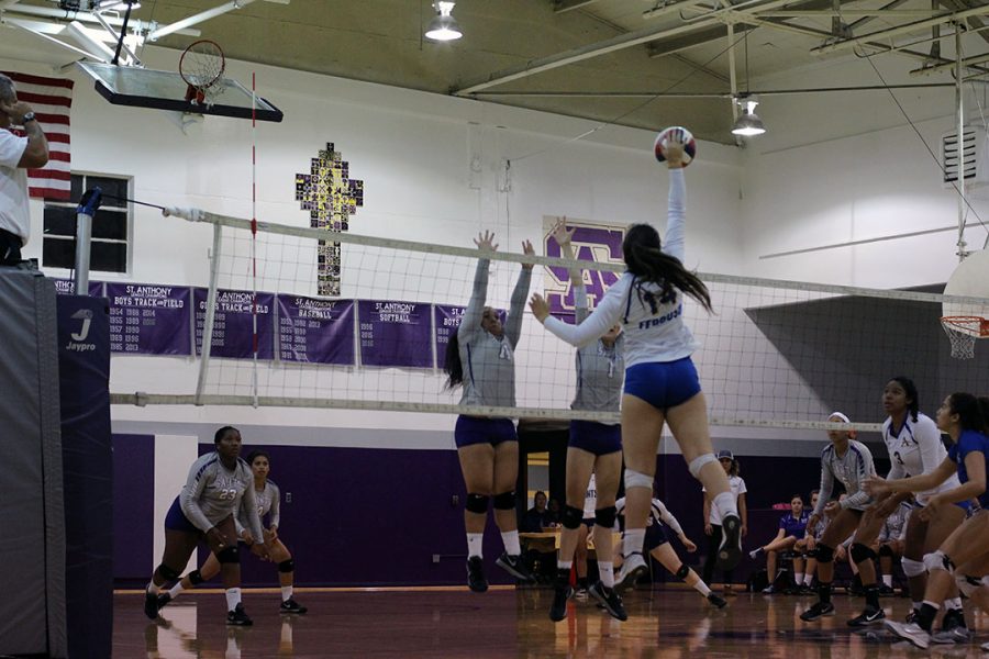 Volleyball sweeps St. Genevieve for first league victory