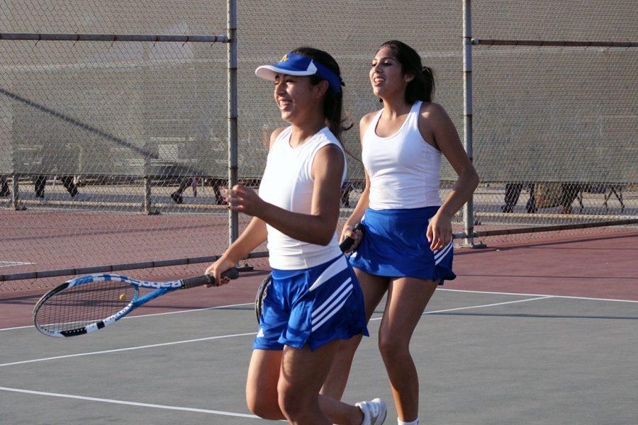 Doubles partners Galaviz and Venegas.