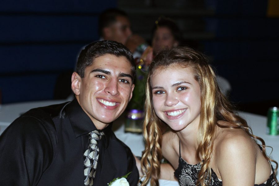 Andrew Camargo and Caitlyn Gladysz looking dashing