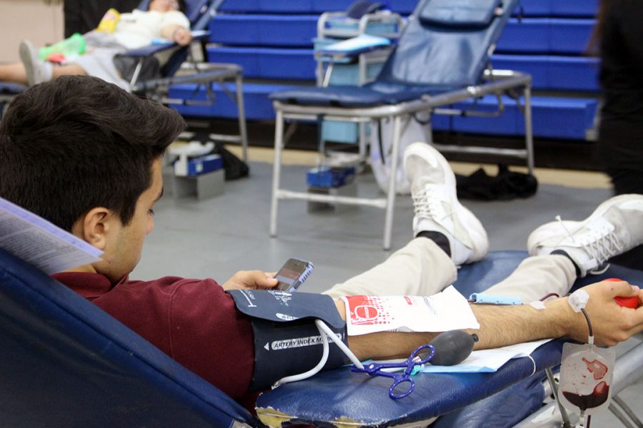 Students save lives at annual blood drive