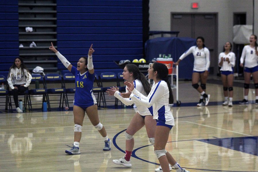 Getting pumped up after a Lancers point 
