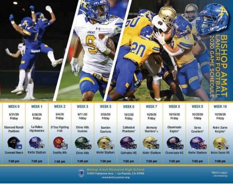 Bishop Amat travels to Seattle in the latest 2020 Football Schedule