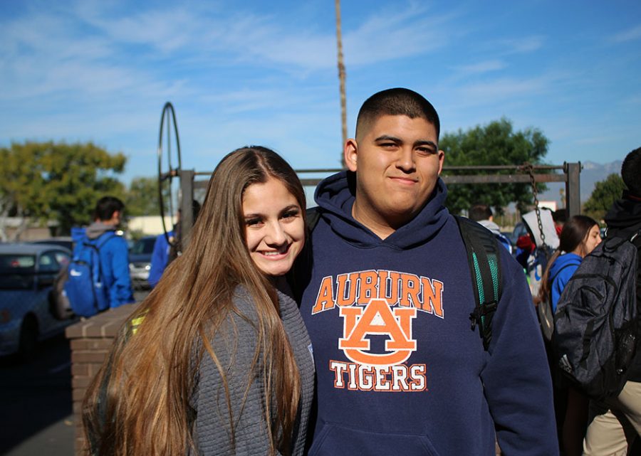 What is your favorite quality about your significant other? "She's really nice and has nice eyelashes all the time." Dominic Marin