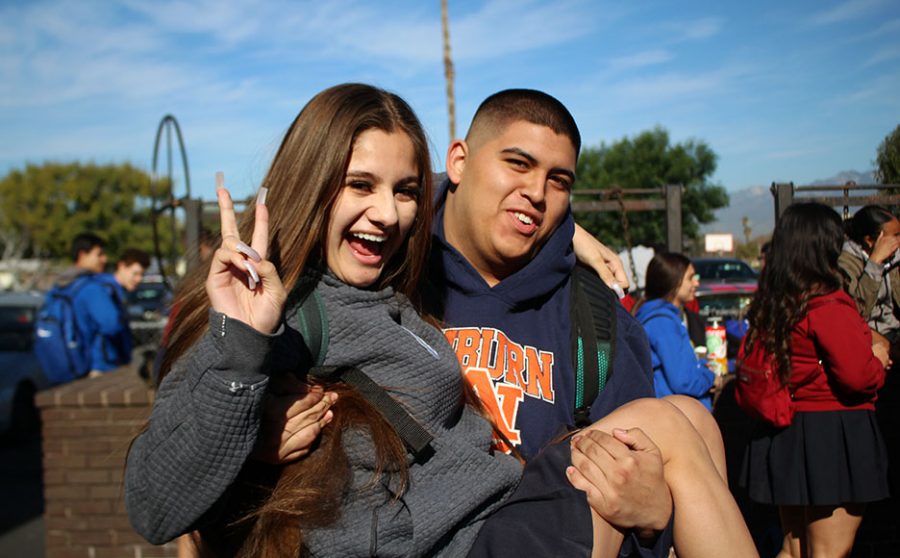 What is your favorite quality about your significant other? "I like Dom's funniness. He really makes me laugh and giggle all the time." Madelyn Mendoza 