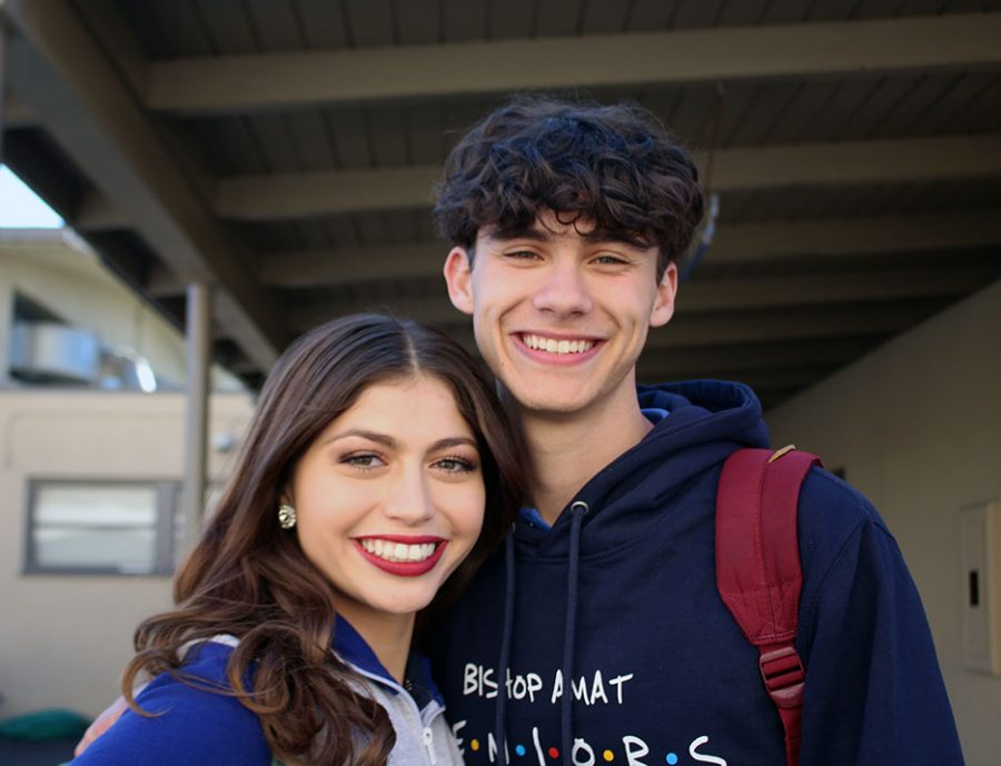 What is your favorite quality about your significant other?" My favorite quality about him is that he's always there for me when I need him." Marissa R.